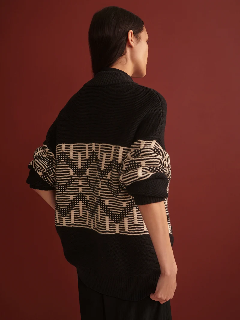 Linnea Fairisle Knit Jacket