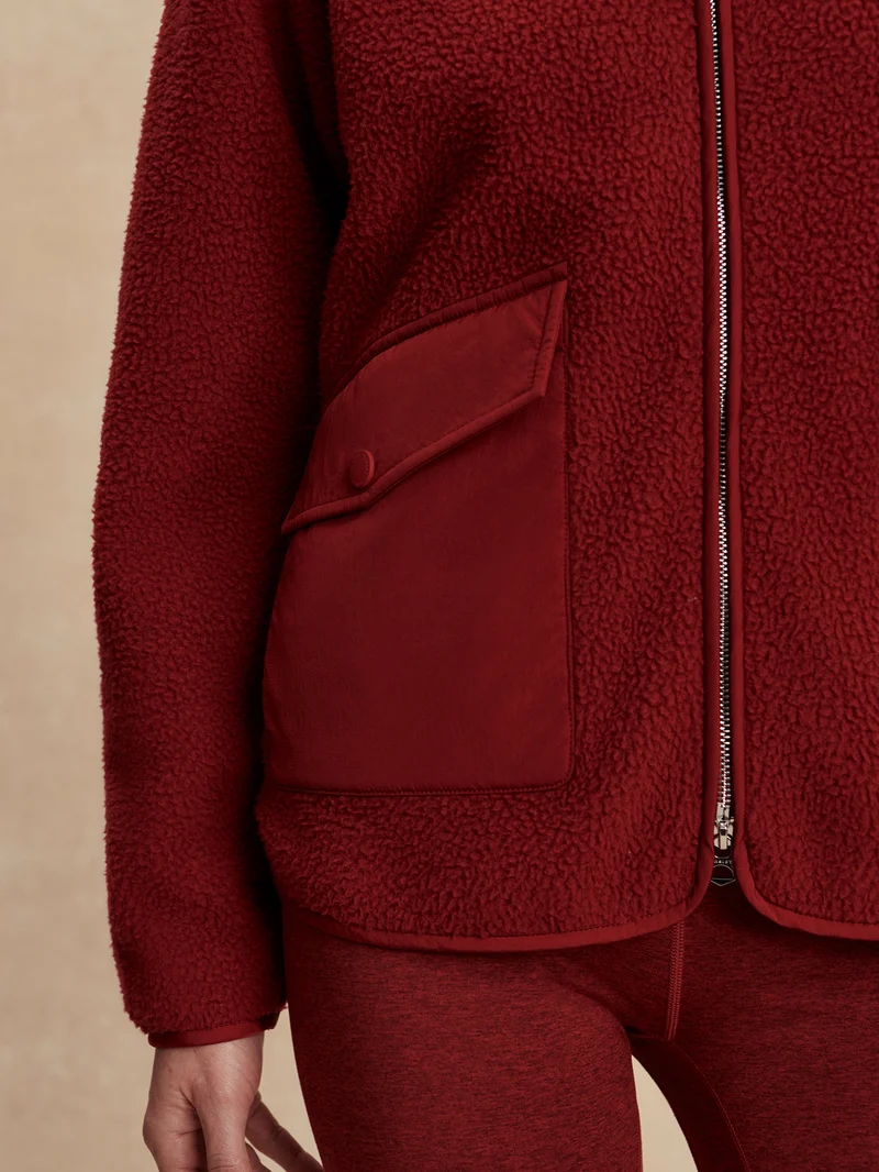 Marina Collarless Fleece