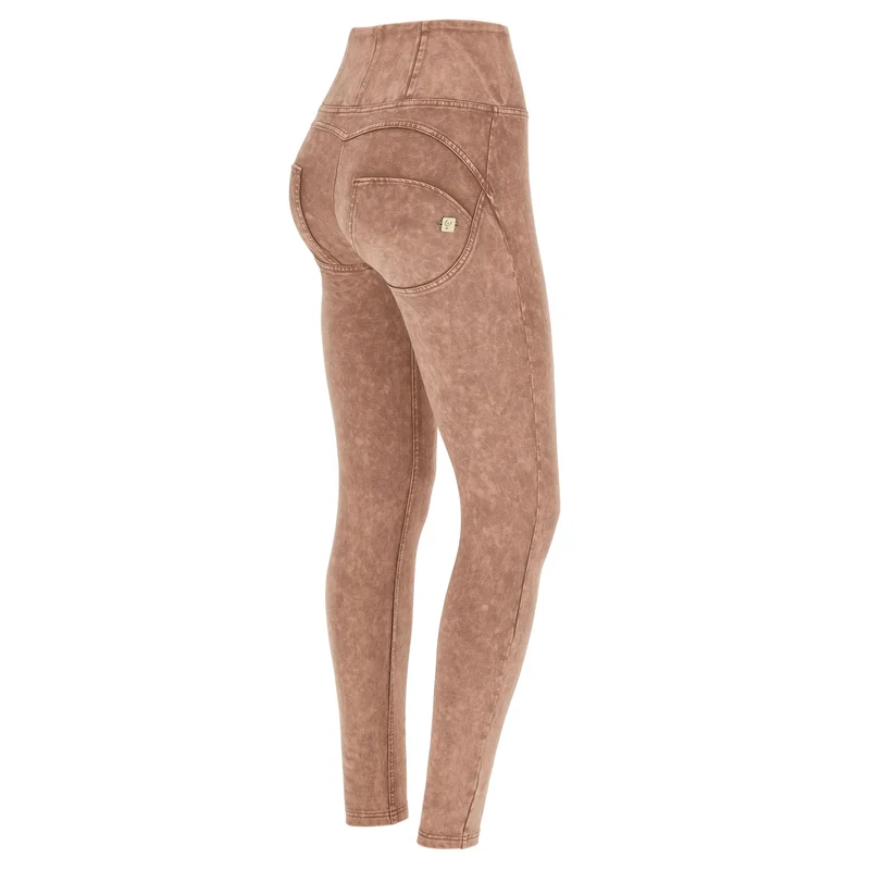 WR.UP Push-Up High Waist Skinny Pant Marble Washed - Roebuck Pink
