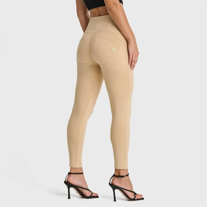 WR.UP Push-Up High Waist Skinny Pants - Warm Sand Beige