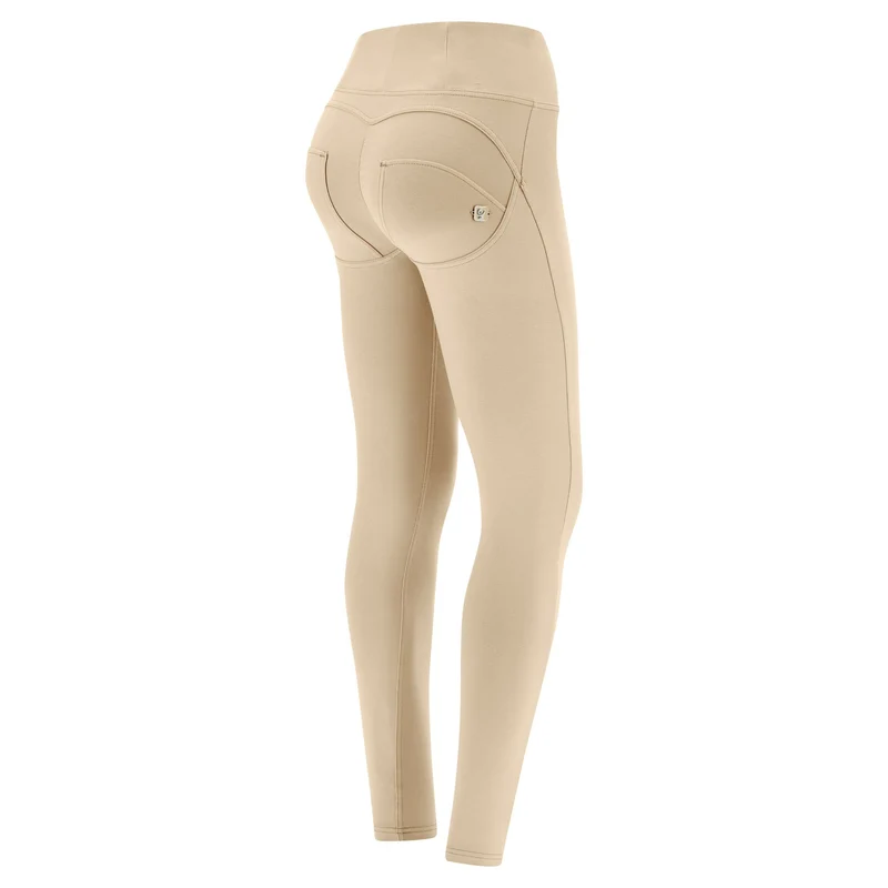 WR.UP Push-Up High Waist Skinny Pants - Warm Sand Beige
