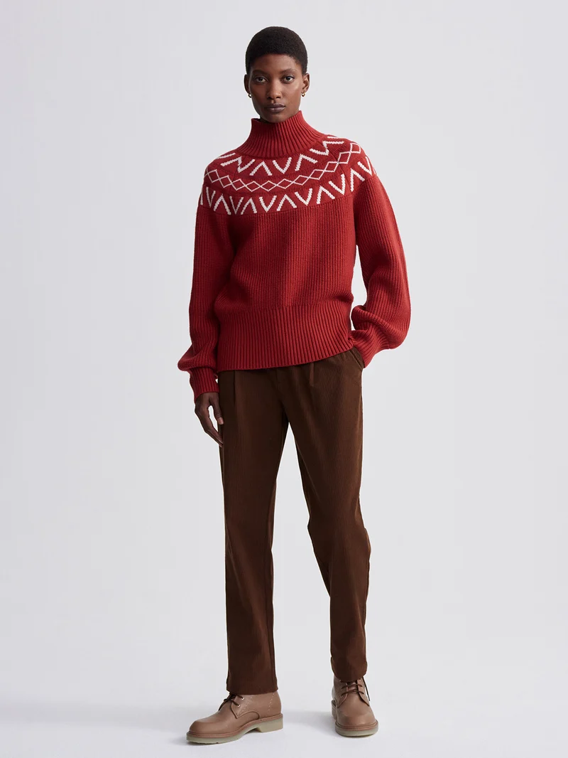 Marcie Fairisle Yoke Knit