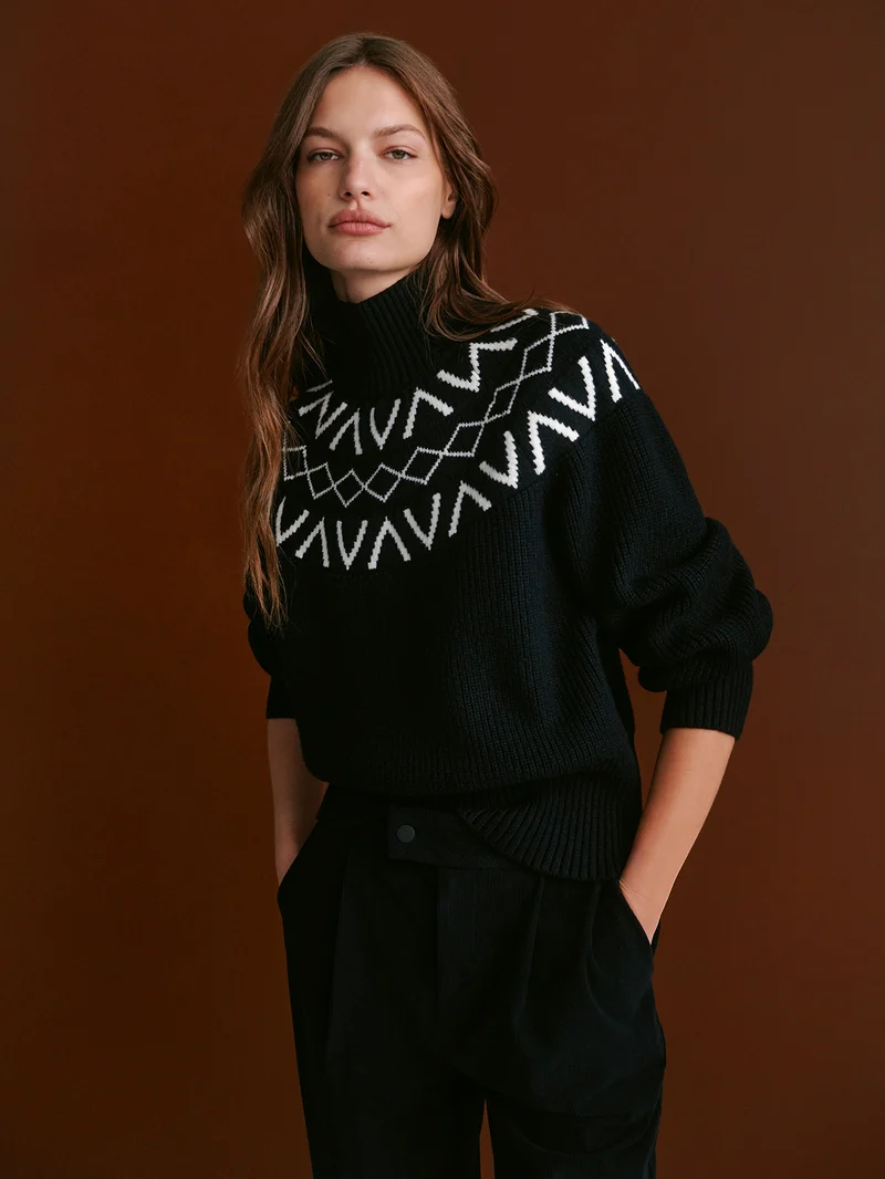 Marcie Fairisle Yoke Knit