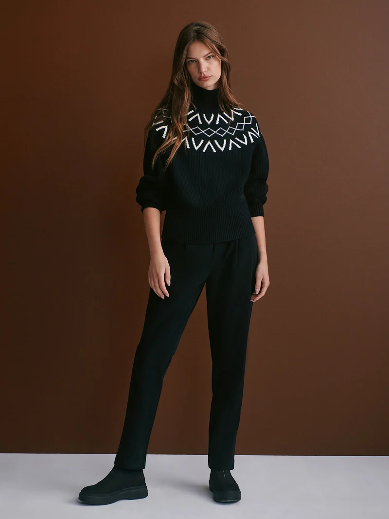 Marcie Fairisle Yoke Knit