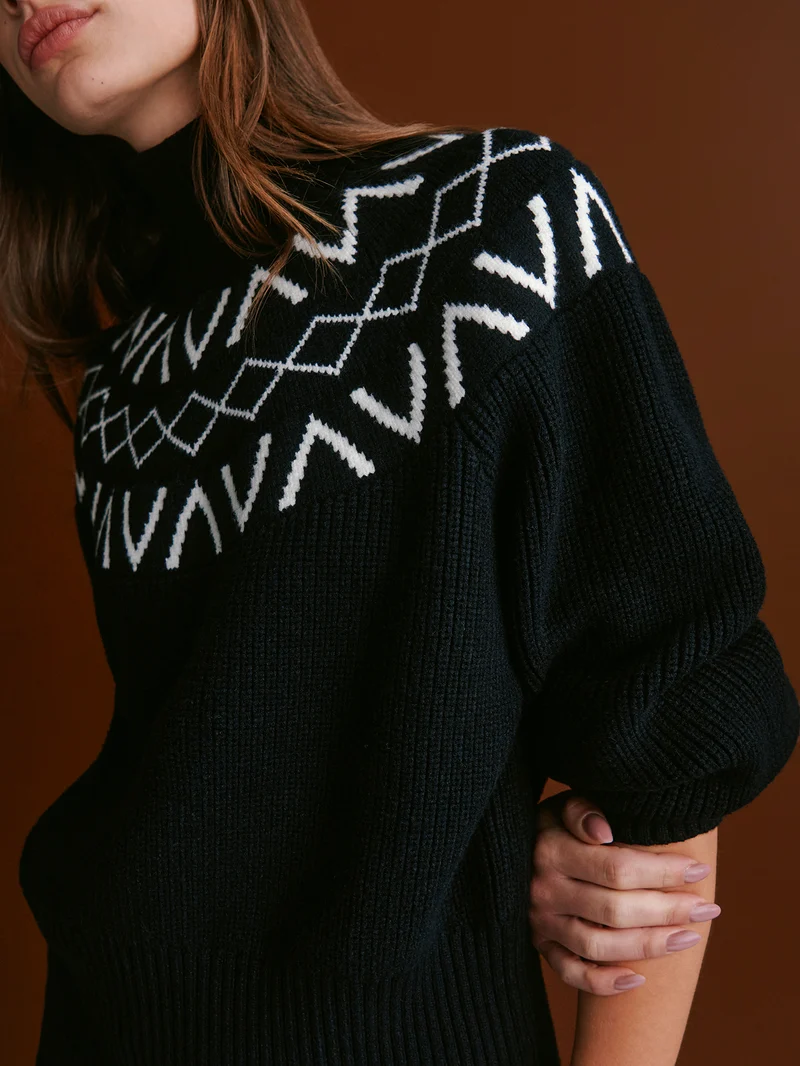 Marcie Fairisle Yoke Knit
