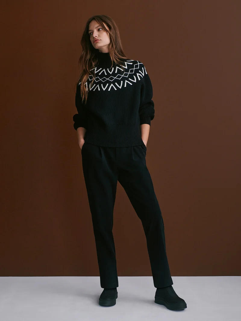 Marcie Fairisle Yoke Knit