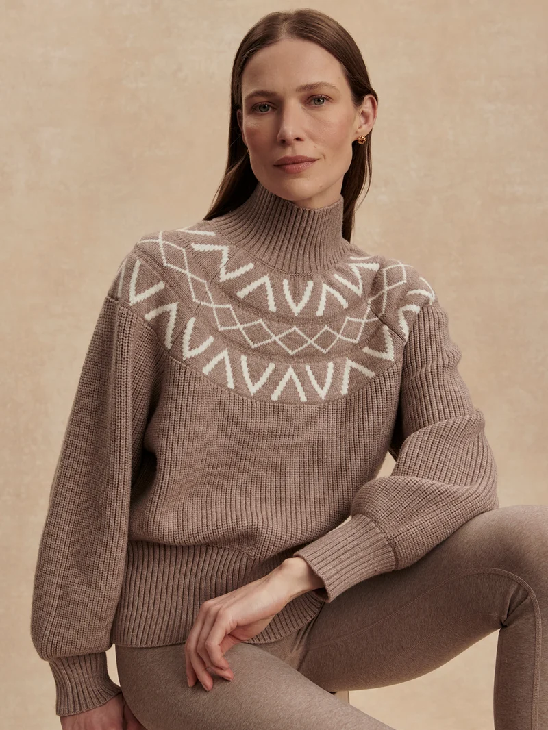 Marcie Fairisle Yoke Knit