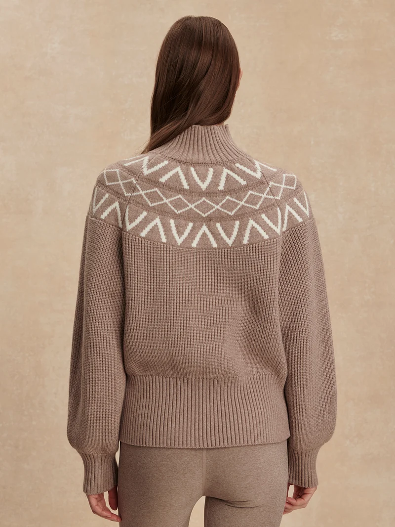 Marcie Fairisle Yoke Knit