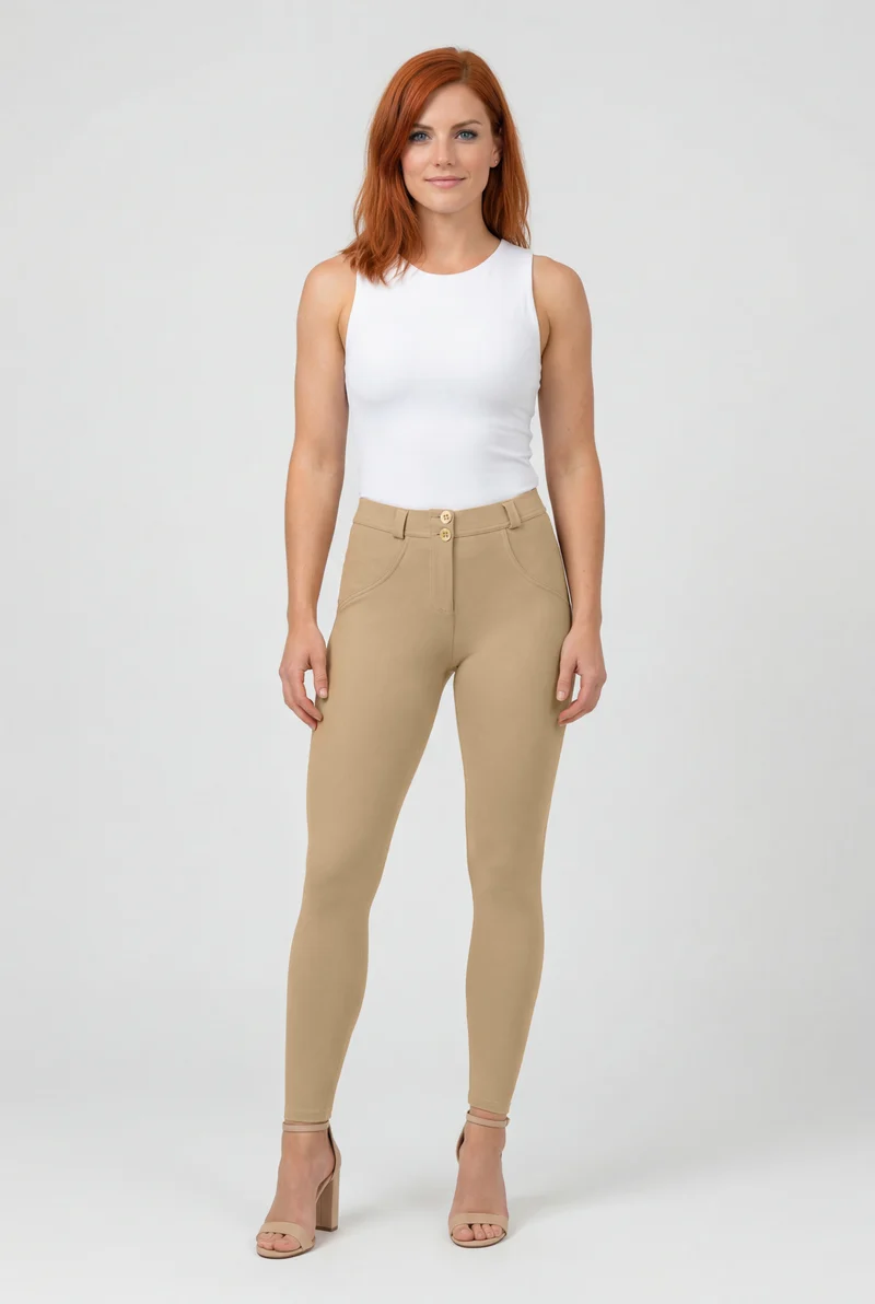 WR.UP Push-Up Regular Waist Skinny Sculpt Tech Leggings - Nomad Brown
