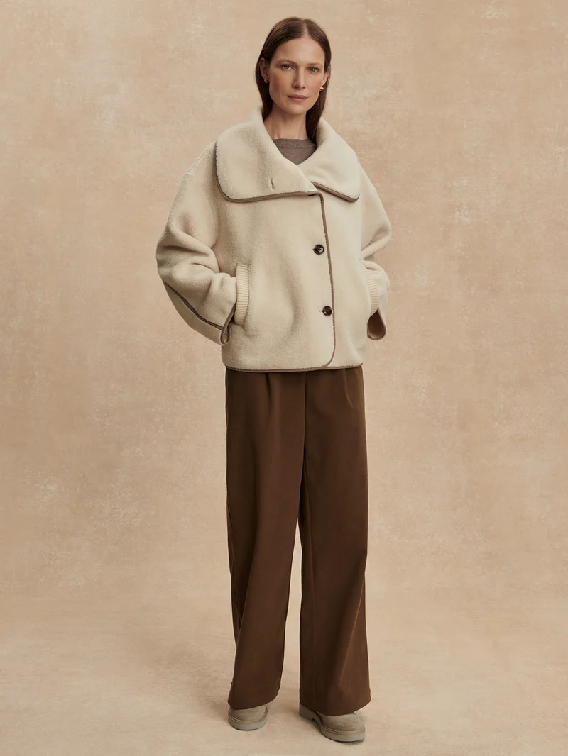 Romane Boxy Sherpa Jacket