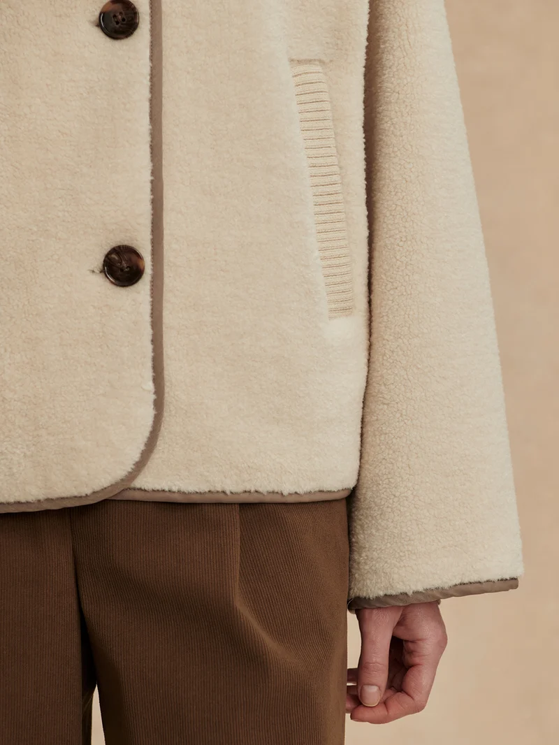Romane Boxy Sherpa Jacket