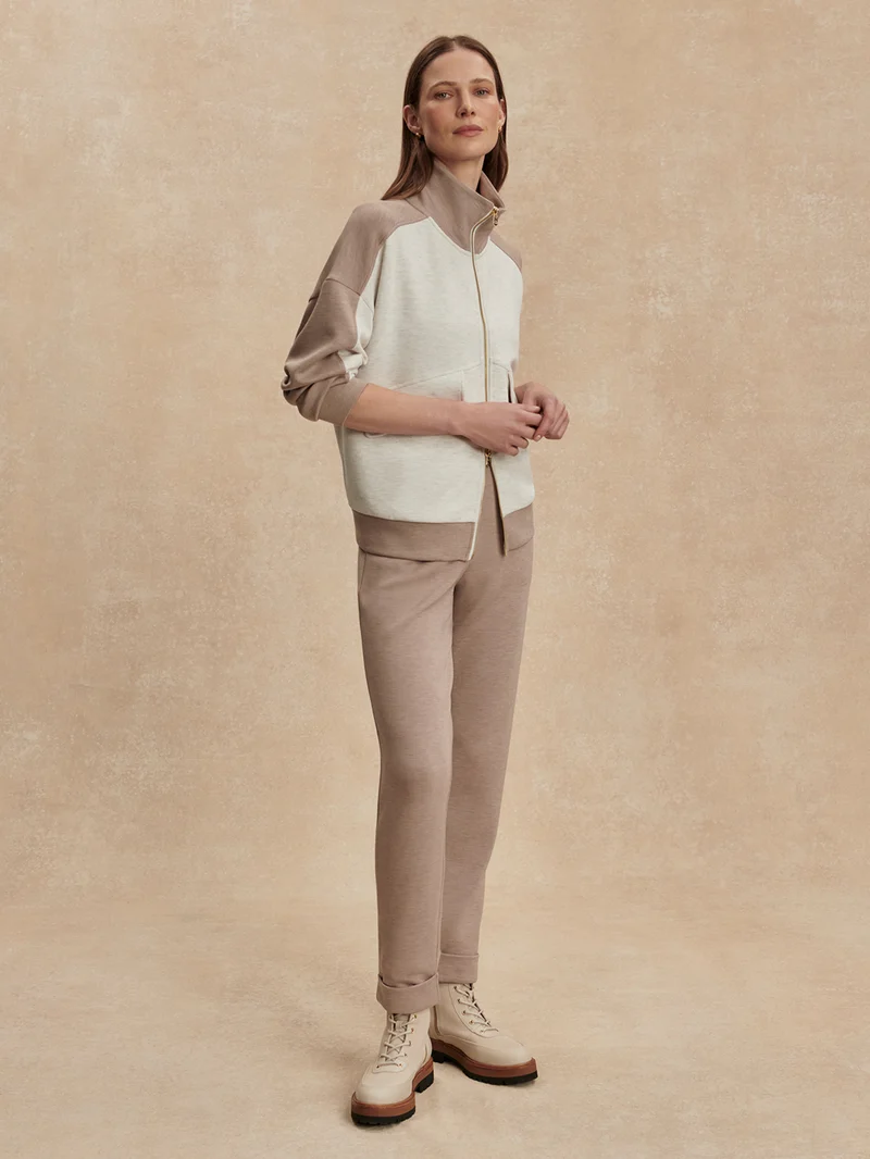 Garcia Two-Tone Zip-Through Sweat
