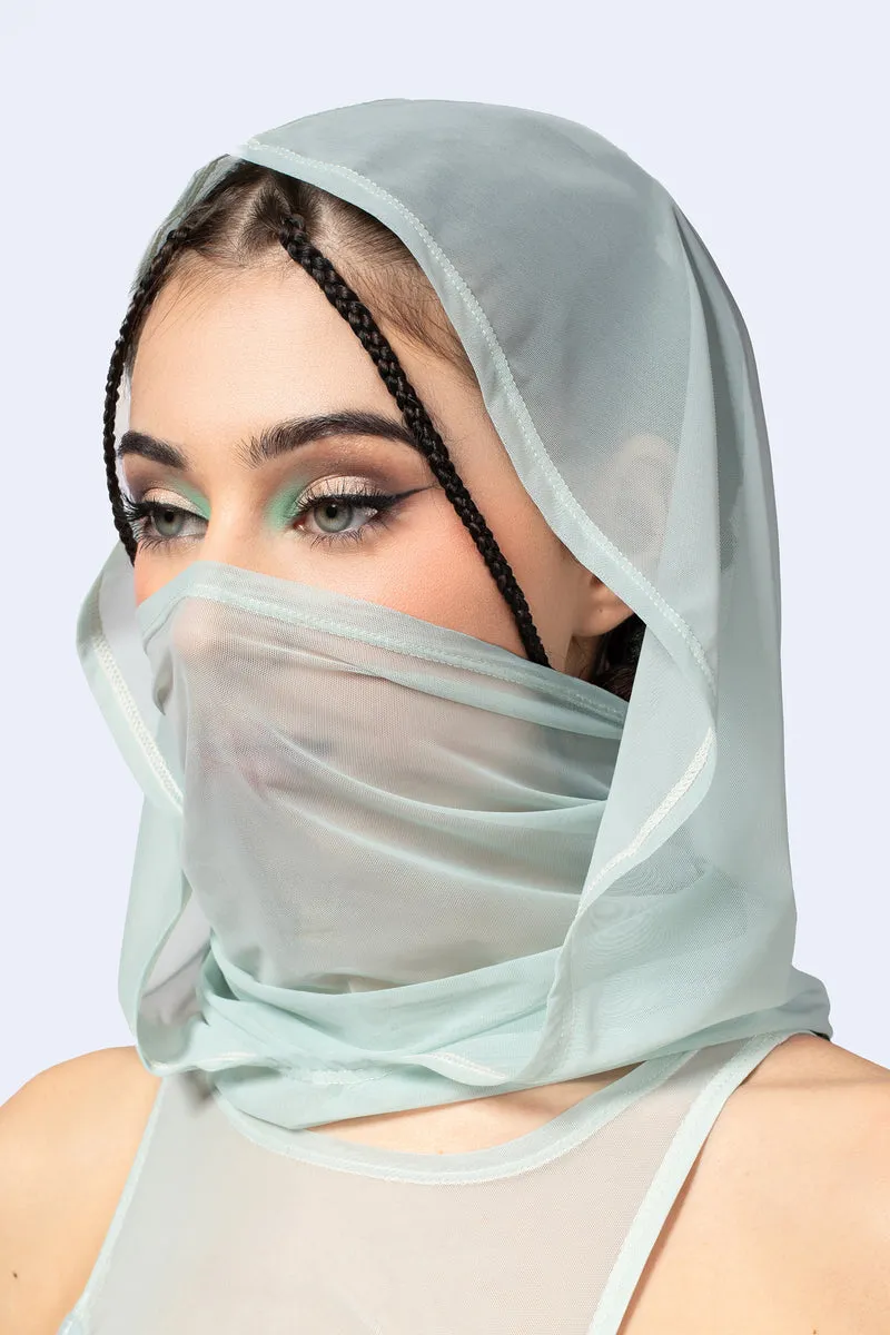 Double Take Ruched Dress and Hood