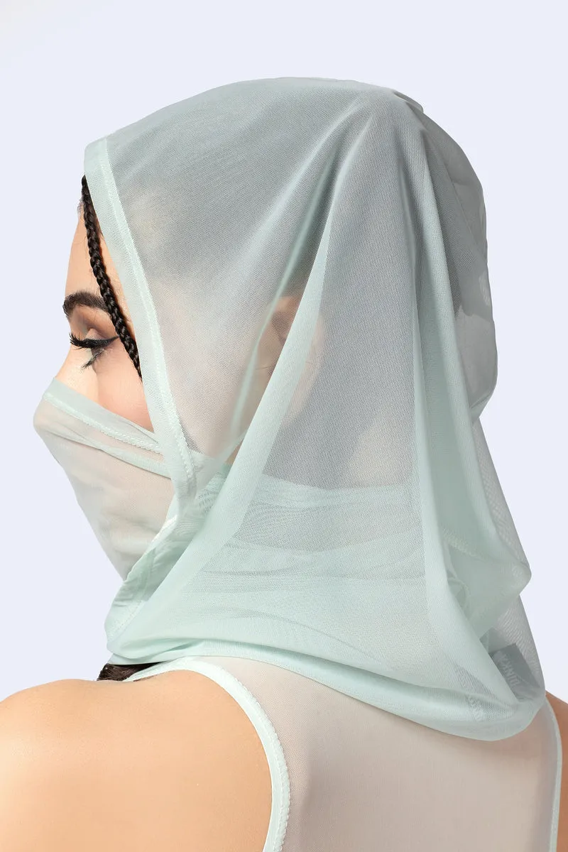 Double Take Ruched Dress and Hood