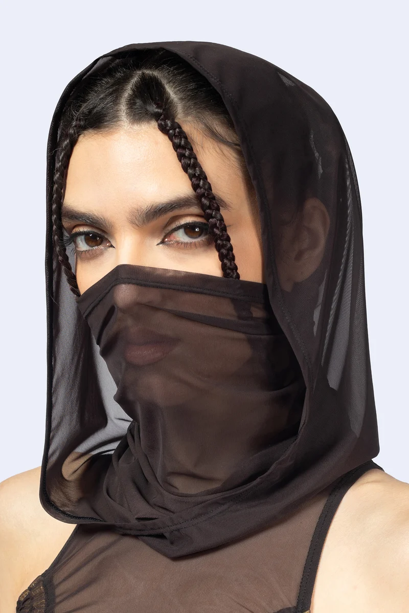 Sweet Afterburn Ruched Dress and Hood