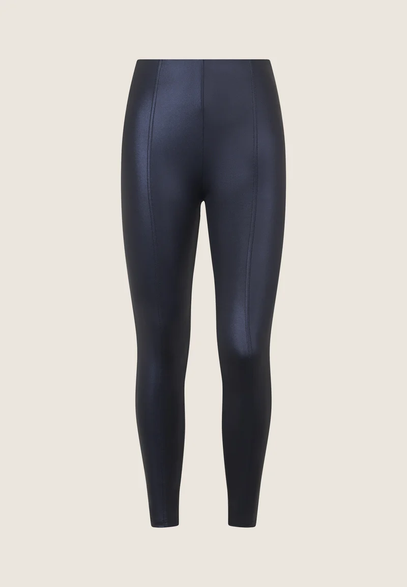 WR.UP Push-Up High Waist Skinny Flex Tech Leggings With Front Seam - Dark Sapphire Blue