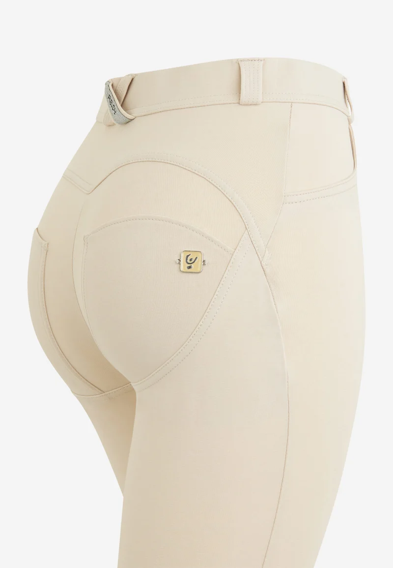 WR.UP Push-Up High Waist Skinny Pants - Rainy Day Beige