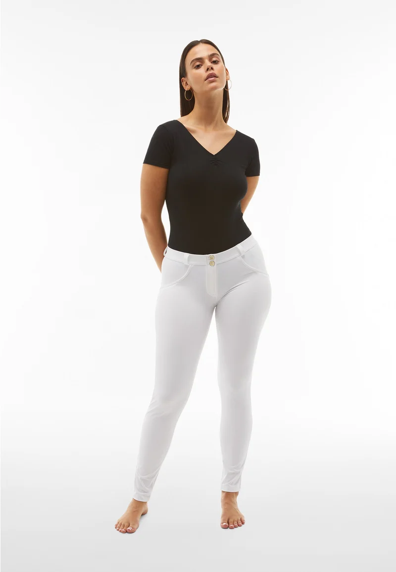 WR.UP Push-Up Regular Waist Skinny Sculpt Tech Leggings - White