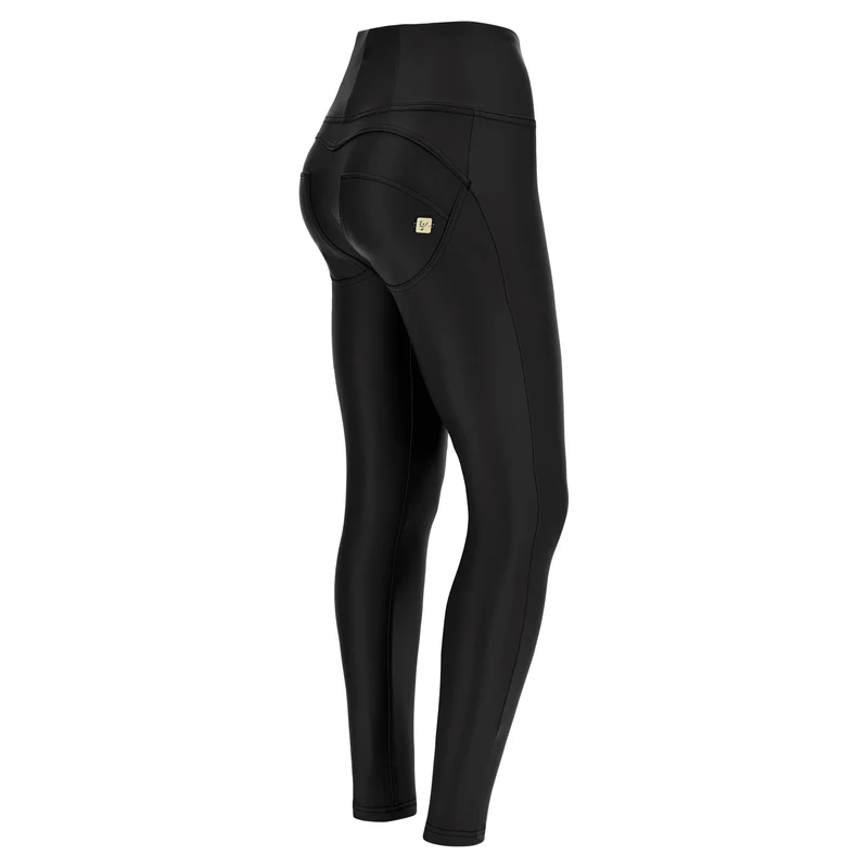 WR.UP Push-Up High Waist Skinny Vegan Leather Pant - Black