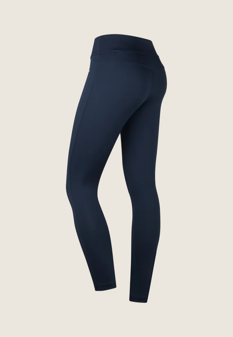 N.O.W. Core Mid Waist Skinny 7/8 Flex Tech Leggings - Dark Sapphire Blue