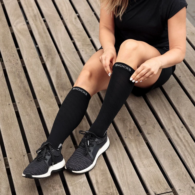 Sport Kompressionssocken | Weiß