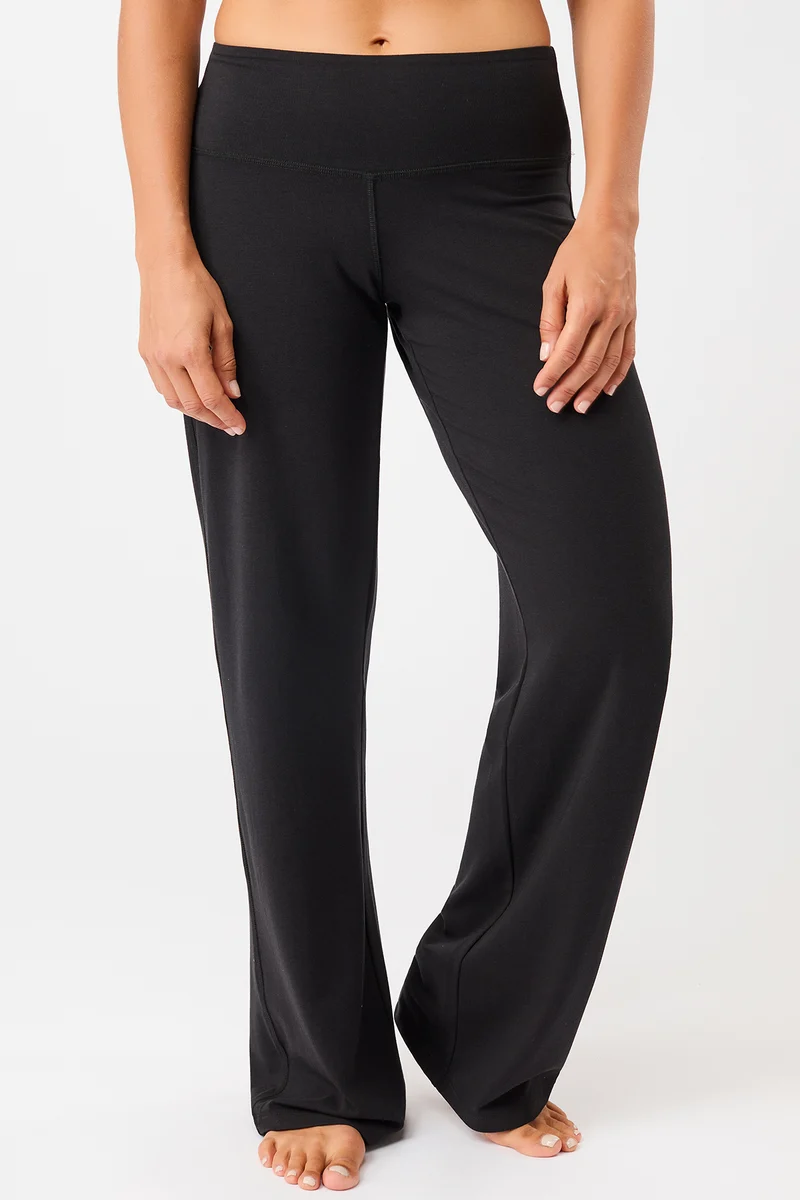 Wide Leg Pants - Black