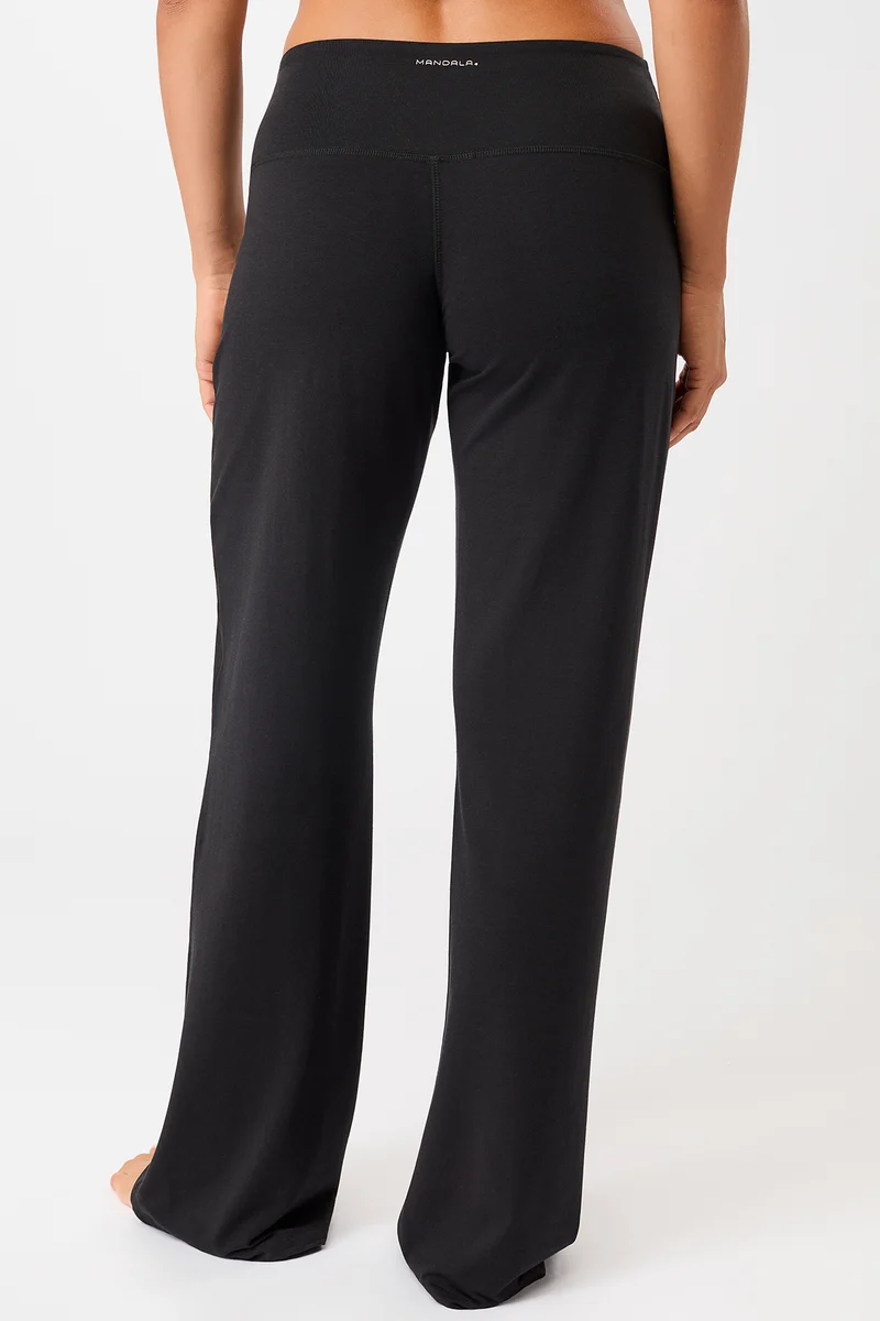 Wide Leg Pants - Black