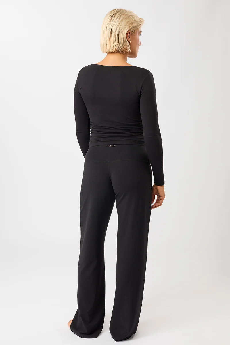Wide Leg Pants - Black
