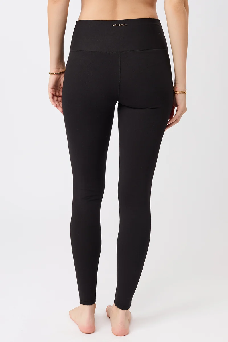 Wrap Legging - Black, GOTS