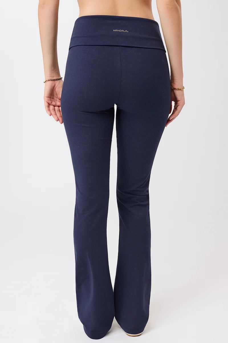 Legging Roll-Down Flared - Night Sky, GOTS