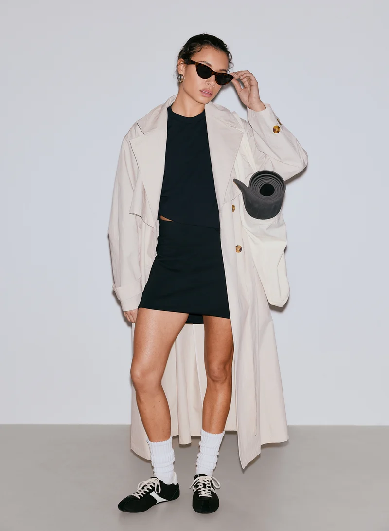 Black Luxe Skort