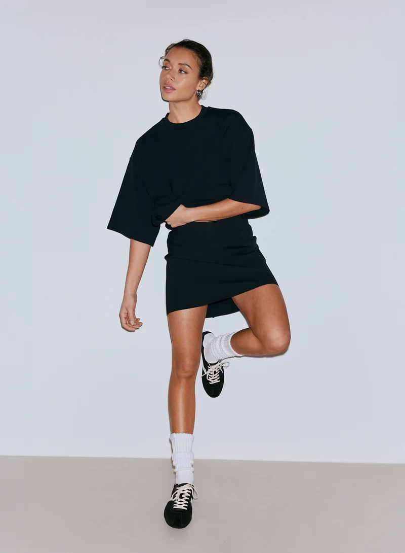 Black Luxe Skort