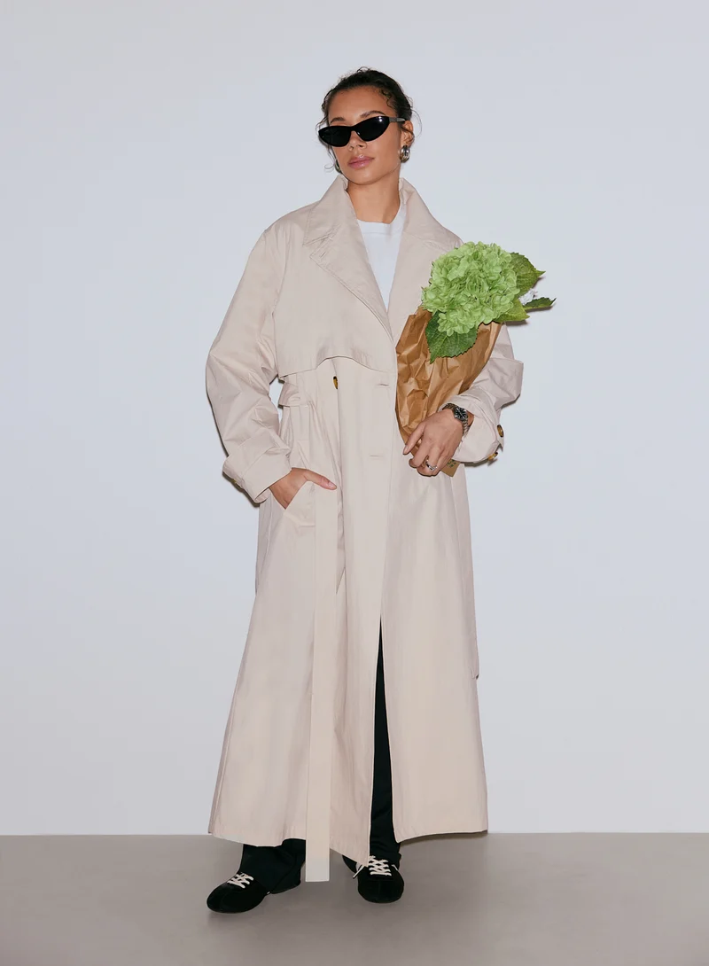 Café Au Lait Femme Trenchcoat