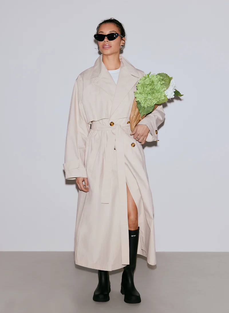 Café Au Lait Femme Trenchcoat