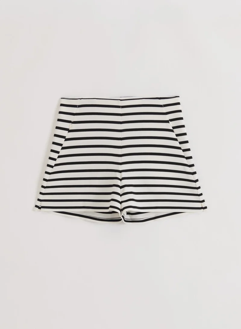 Stripe Luxe Shorts