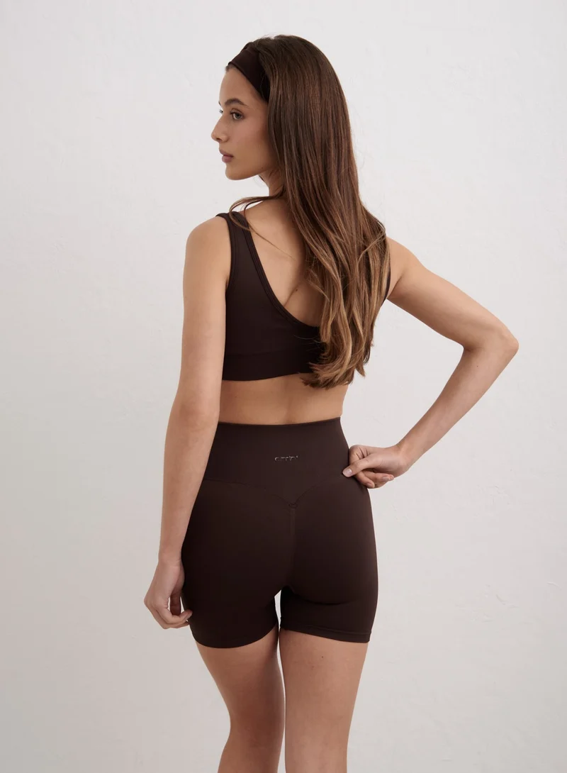 Chocolate Shape Seamless Hotpants