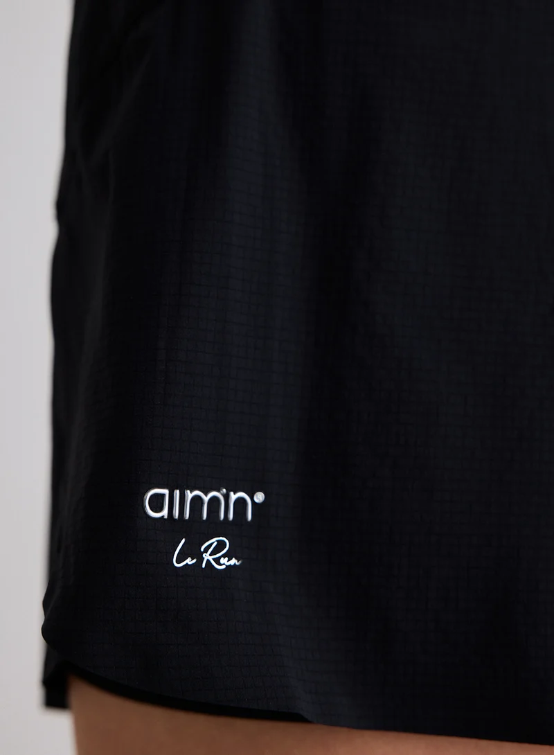 Black Running Shorts