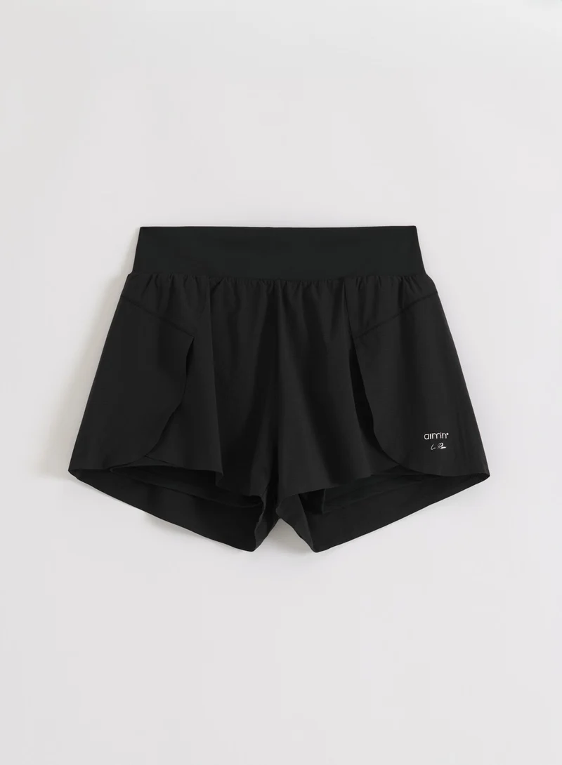 Black Running Shorts