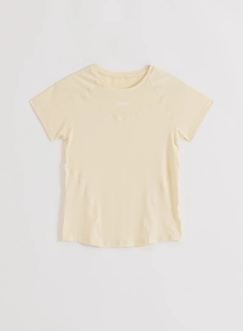 Lemon White Soft Basic Short Sleeve