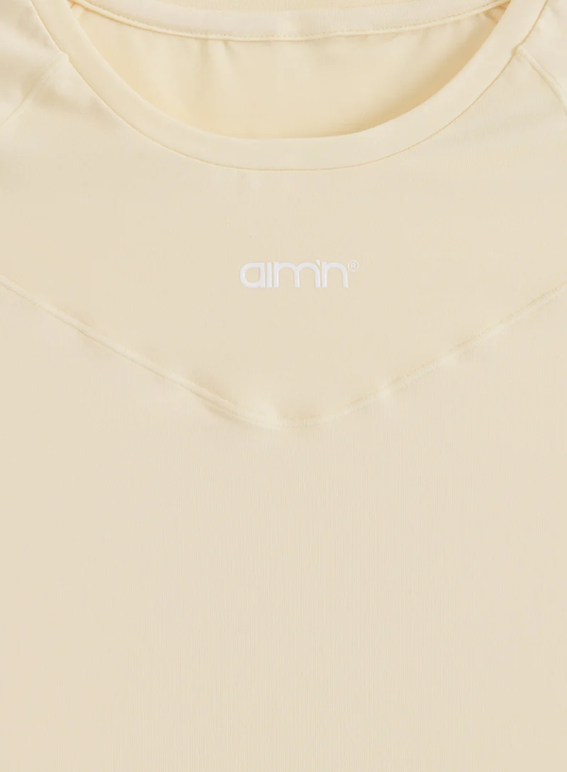 Lemon White Soft Basic Short Sleeve