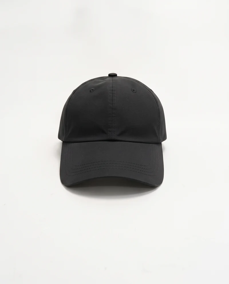 Cappello uomo baseball tessuto tecnico leggero - Nero