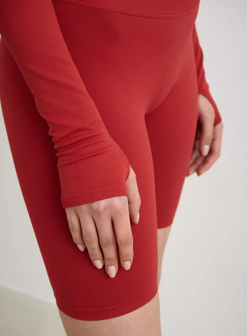 Cayenne Shape Seamless Zip Jacket