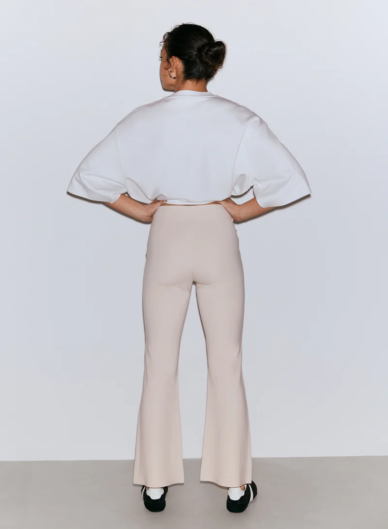 Sand Luxe Kick Flare Leggings