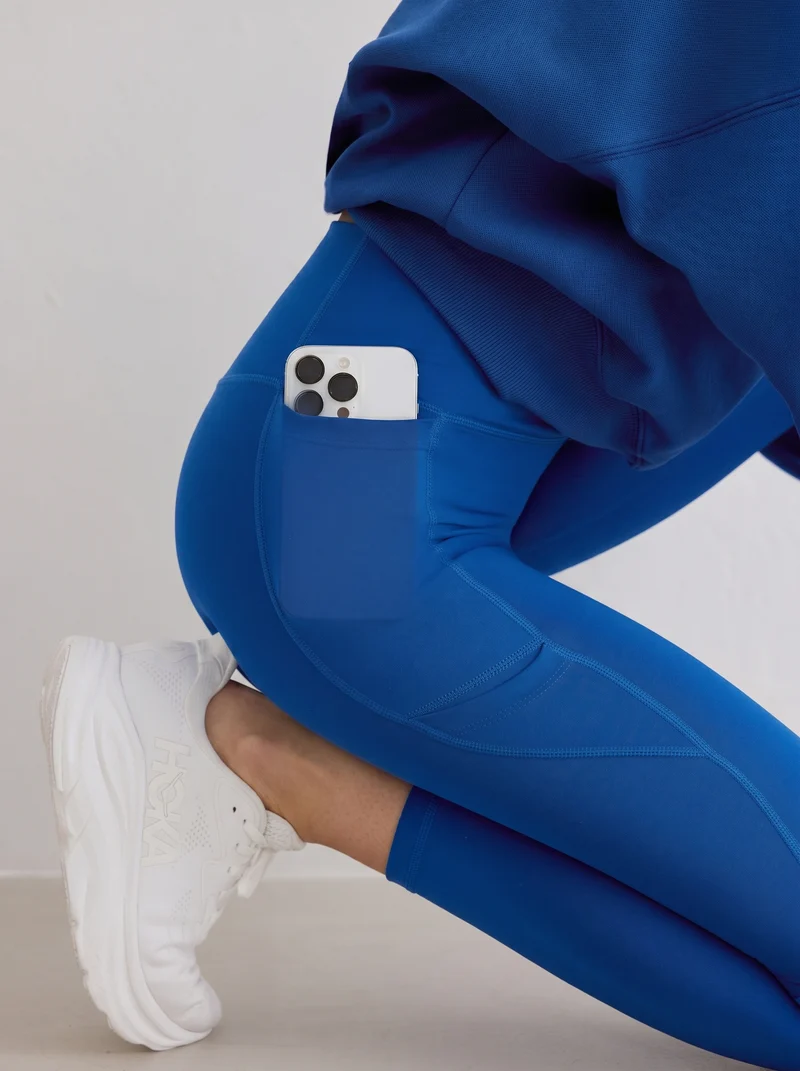 Azure Running Tights 7/8