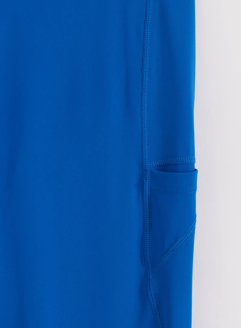 Azure Running Tights 7/8
