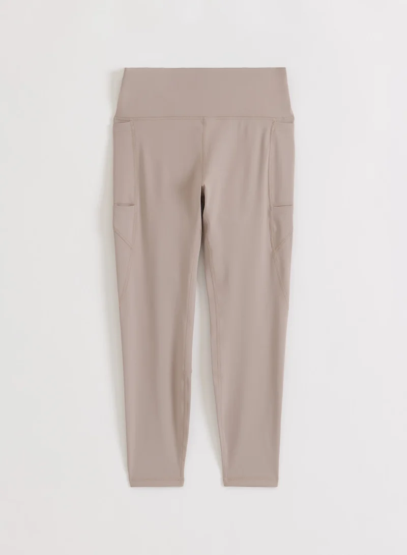 Dark Clay Running Tights 7/8