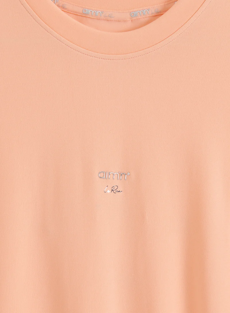 Peach Le Run Seamless Running T-shirt
