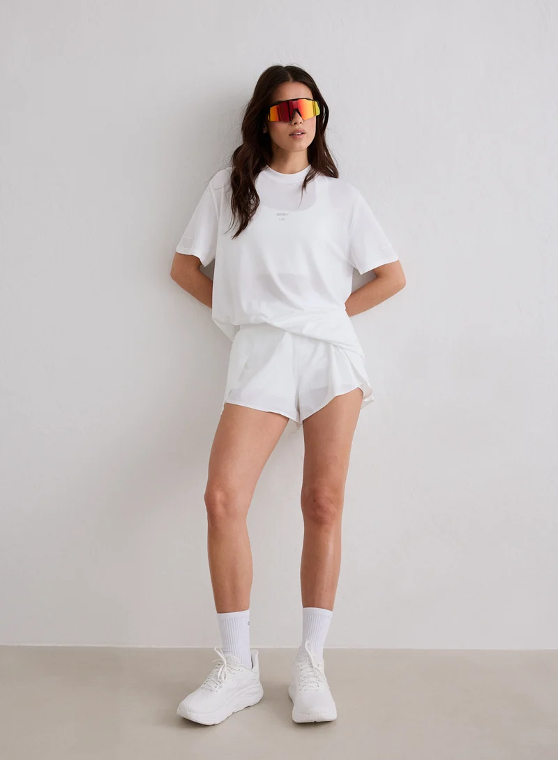 White Le Run Seamless Running T-shirt