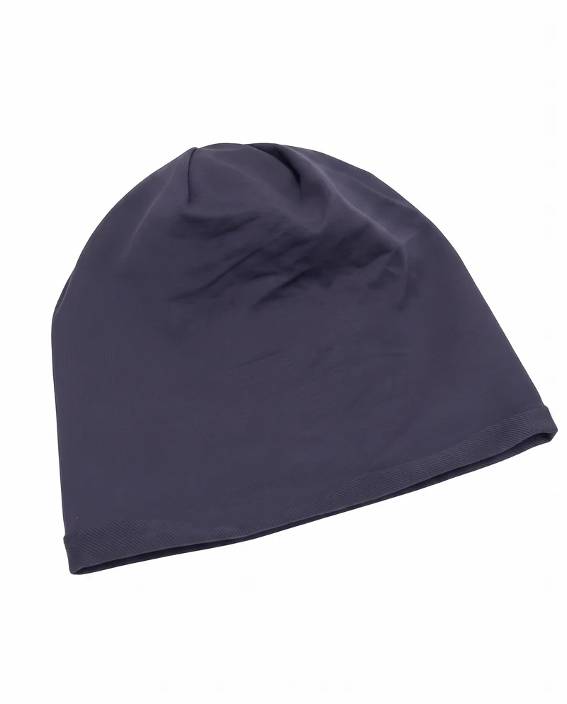 Cuffia melange jersey per uomo - Blu
