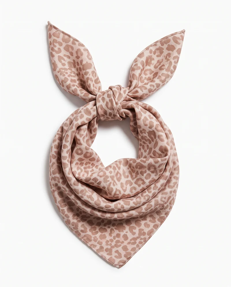 Federa Cuscino Satin Leopardata Elegante - Rosa